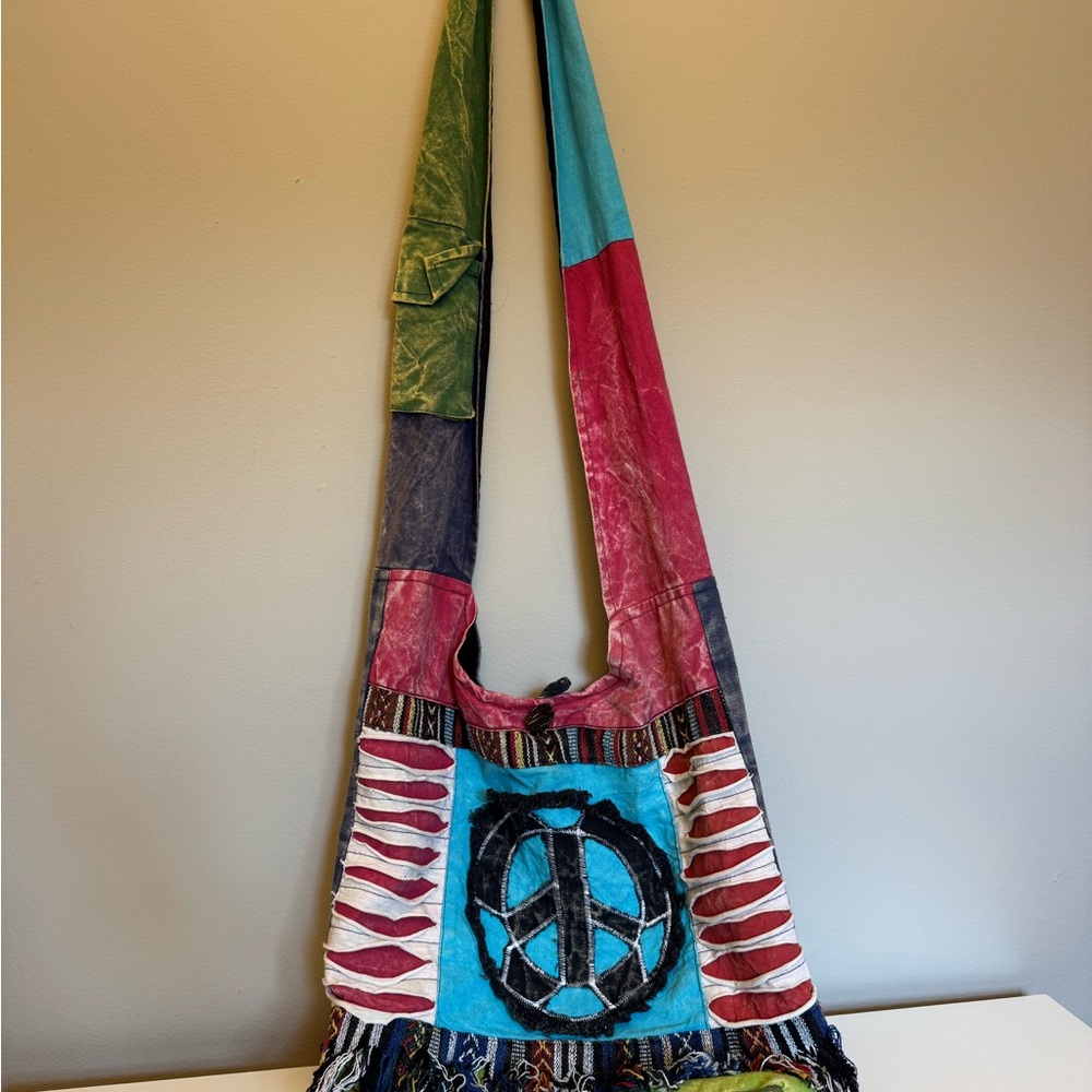 Colorful Patchwork Shoulder Bag